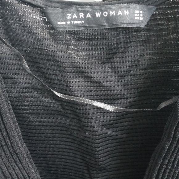 Zara Woman Sleeveless High low pleated Tank - Picture 6 of 11